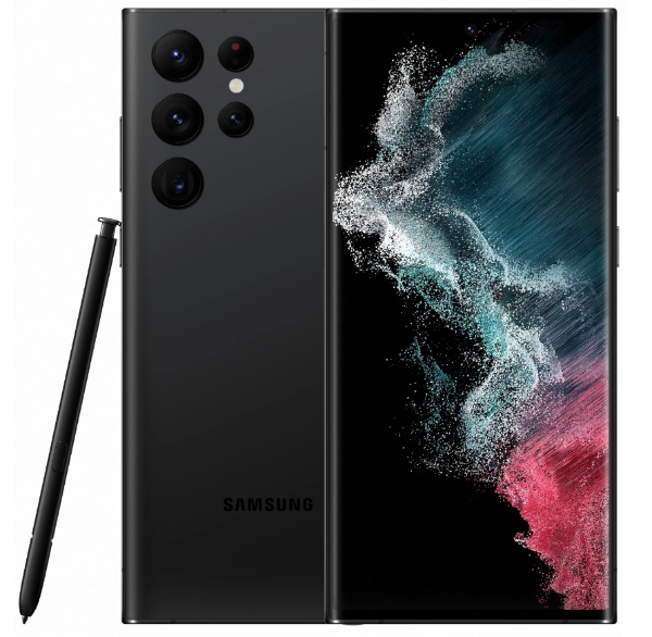Samsung Galaxy S22 Ultra S908E/DS 12/256Gb, черный