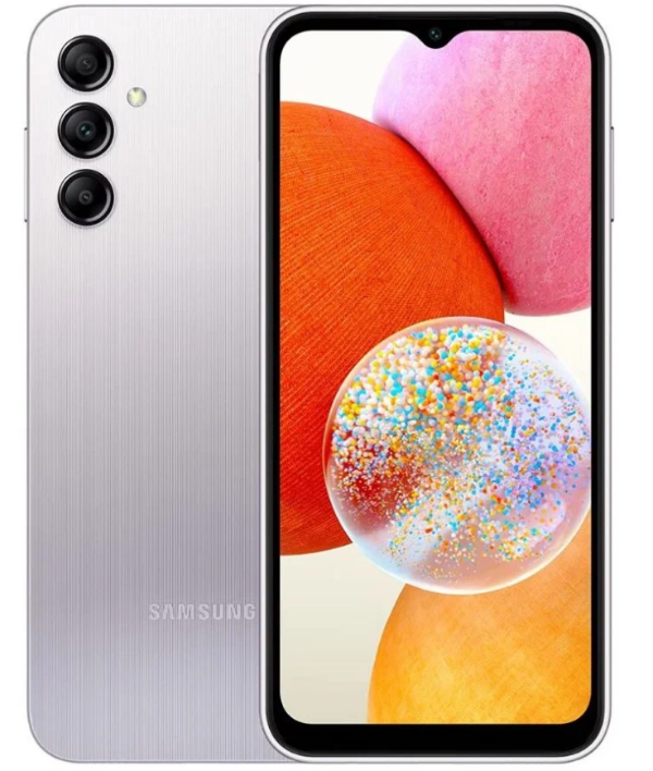 Samsung Galaxy A14 4Gb 128GB, серебристый