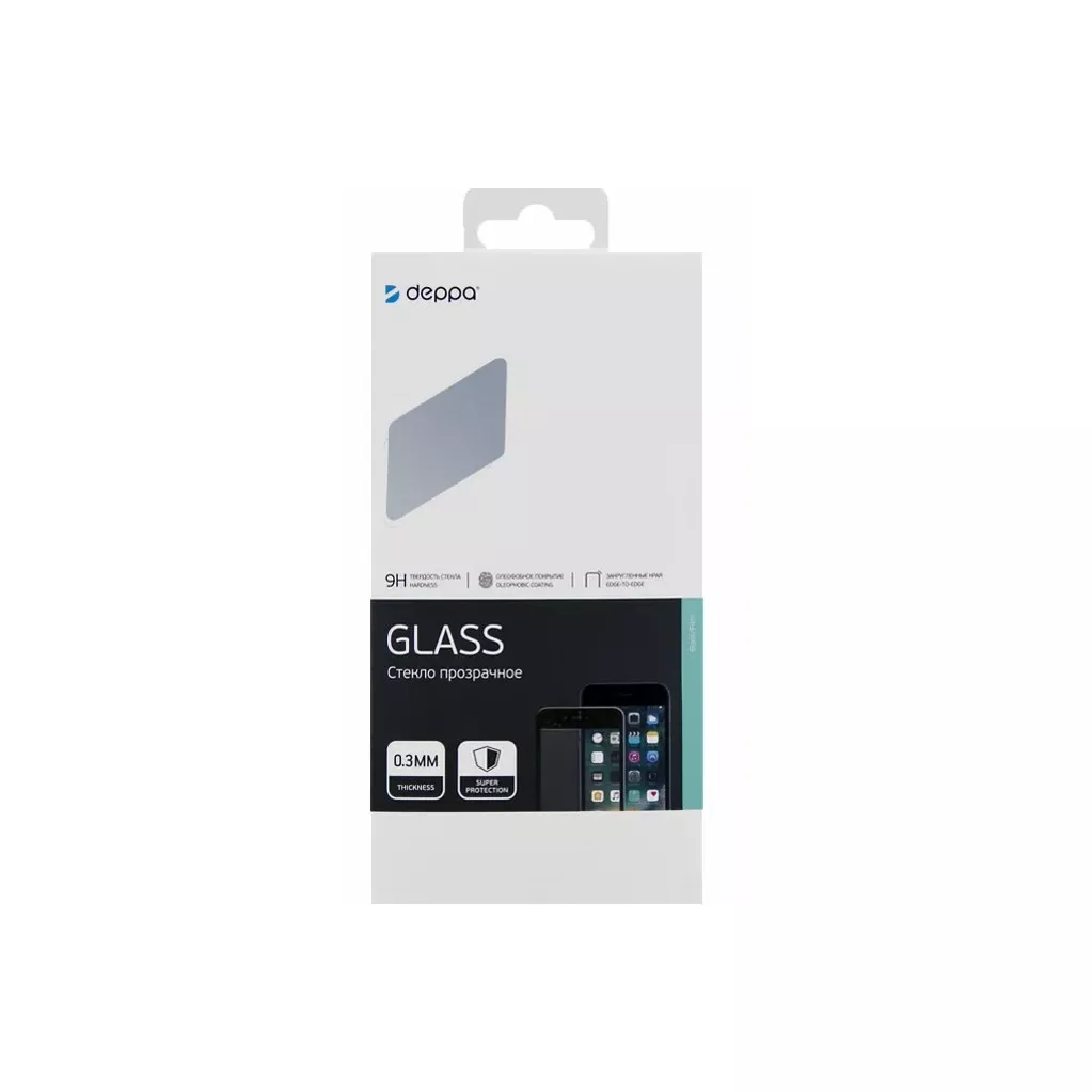Защитное стекло дисплея Deppa Xiaomi Redmi Note 8T, полнокл. осн., черный 62615