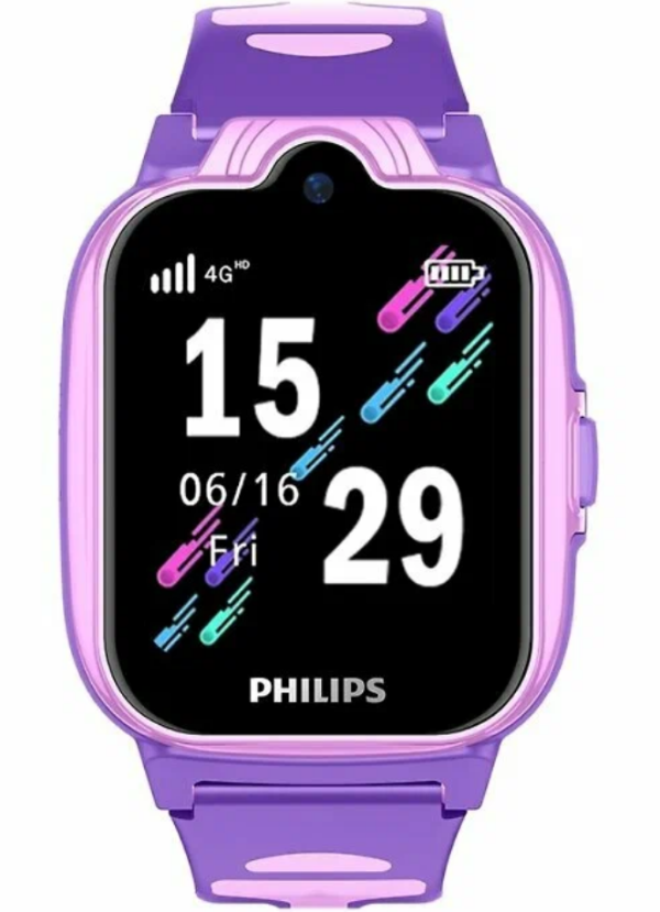 Смарт-часы Philips GSM, W6610, розовый