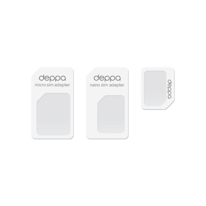 Nanoµ sim card адаптер Deppa для мобильных устройств 74000